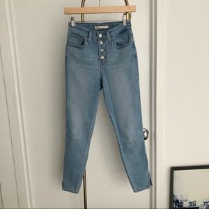 NWOT Levi’s 721 High Rise Skinny Ankle Jeans